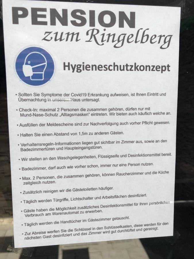 Pension Zum Ringelberg Erfurt Esterno foto